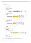 NUR 2063 Dosage Calculation Packet: (Latest 2022/2023)-Rasmussen