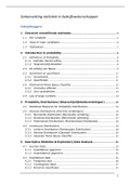 Complete samenvatting statistiek schakeljaar