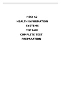 Health Education Systems Inc. A2 Exam Compilation Test Bank with Critical Thinking Exam included-2021