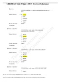 CHEM 120 Unit 5 Quiz (100% Correct Solutions) Chamberlain College of Nursing.