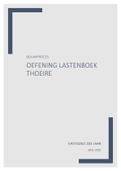 Theorie Oefening Lastenboek - Complete samenvatting 2021-2022