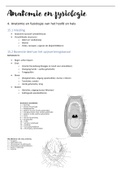 Samenvatting anatomie en fysiologie van het hoofd-halsgebied F1