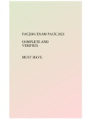 FAC2601 EXAM PACK