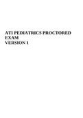 ATI PEDIATRICS PROCTORED EXAM