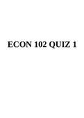 ECON 102 QUIZ 1