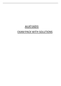 AUE1601 EXAM PACK