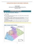 WGU D029  - POPULATION HEALTH DATA BRIEF TEMPLATE WAKE COUNTY.