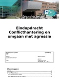 Eindopdracht conflicthantering & omgaan met agressie