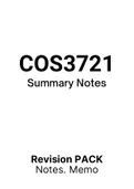 COS3721 - Notes (Summary) 