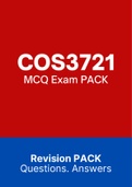 COS3721 - MCQ Test Bank (2022)