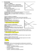 Economie samenvatting Centraal Examen 5h