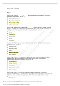 BSOP 434 Week 8 Final Exam (Version 1) | Download To Score An A.