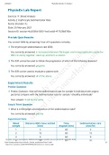 BSC 2086L PhysioEx Exercise 11 Activity 2 Erythrocyte sedimentation rate