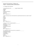 Chemistry: The Central Science, 12e (Brown et al.) Introduction: Matter and Measurement /Questions & Answers (Chapters 1_24)