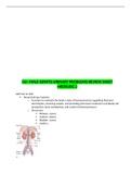 GU- MALE GENITO-URINARY PROBLEMS REVIEW SHEET MEDSURG 2, COMPLETE DOCUMENT FOR HESI EXAM