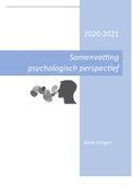 Psychologisch perspectief - 1e jaar 1e semester