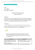 BIBL 104 Old Testament Narrative 1 (answered) / BIBL 104-Summer '21 Studying the Old Testament Narratives Passage: Numbers 21:4-9