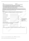 Chem162 Lab 5 Spectrochemical Series Report