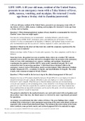 LIFE 1409; A 40 year old man, resident of the United States, presents to an emergency room with a 5-day history of fever, chills, nausea, vomiting, and myalgias. He returned 2 weeks ago from a 16-day visit to Zambia.(answered)