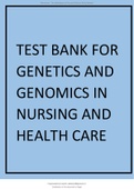 Medical Genetics Test banks 2024