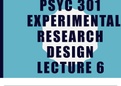 Summary Research Methods for the Behavioral Sciences, ISBN: 9781337672023  PSYC301- measurements, experiments and observations.  (PSYC301)