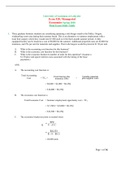 ECON 528 Spring 2020 Final Exam Study Guide - University of Louisiana, Lafayette