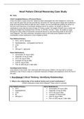 Heart Failure Clinical Reasoning Case Study Mr. Kelly