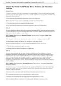 HESI MENTAL HEALTH RN V1-V3 TEST BANKS Chapter 02.Mental Health Mental Illness Historical and Theoretical