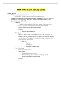 HUN 4446 - Exam 2 Study Guide.