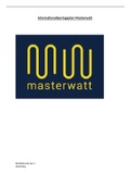 Internationalisatieplan Masterwatt