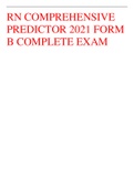 ATI RN COMPREHENSIVE PREDICTOR RETAKE FULL EXAM QUESTION AND ANSWERS [GRADED A]  BUNDLE