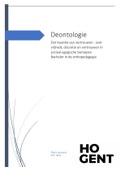 Samenvatting Deontologie - volledig 