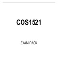 COS1521 EXAM PACK 2022