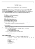 NR-292 Pharmacology II Study Guide – Exam 2