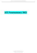 ATI Neurosensory 2021.