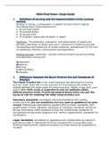 RN 31 FINAL EXAM STUDY GUIDE