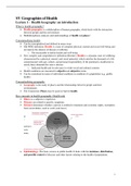 Samenvatting Geographies of Health, ISBN: 9781118274859  Geographies Of Health (GEO2-3317)