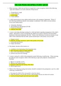 NR 328 PEDS RESPIRATORY QUIZ / NR328 PEDS RESPIRATORY QUIZ: CHAMBERLAIN COLLEGE OF NURSING - LATEST-2021, A COMPLETE DOCUMENT FOR EXAM