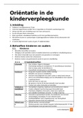 samenvatting verpleegkundig aspect van zorgen voor moeder en kind