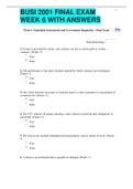 BUSI 2001 FINAL EXAM WEEK 6 WITH ANSWERS.