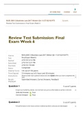 Walden BUSI 2001 week 6 FINAL EXAM A GRADED