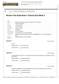 BUSI 2001 WEEK 2 QUIZ WITH ANSWERS A SCORE