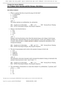 NUTRITION 111TB06.TEST BANK FOR WILLIAMS' BASIC NUTRITION AND DIET THERAPY 15TH EDITION BY NIX