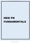 HESI PN FUNDAMENTALS 2021.