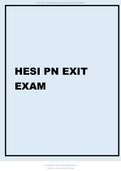 HESI PN EXIT EXAM 2021.