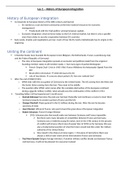 Full summary of Political Structures and Processes of the European Union