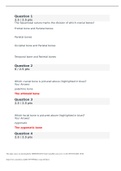 Exam (elaborations) BIOD 151/BIOD151 Lab 4 Exam/BIOD151 Lab 4 Exam, Graded A - Portage Learning.