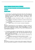 Nursing 6435 Test bank questions-Burns: Pediatric Primary Care, 6th Edition Chapter 25: Atopic, Rheumatic, and Immunodeficiency Disorders Test Bank