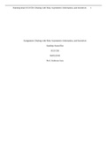 Case Study-Dealing with Risk and Uncertainty | Assignment: Dealing with Risk, Asymmetric Information, and Incentives ECO 550; complete guide_latest summer 2021.