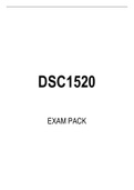 DSC1520 EXAM PACK 2022